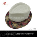 Fashion design cheap fedora hat for men